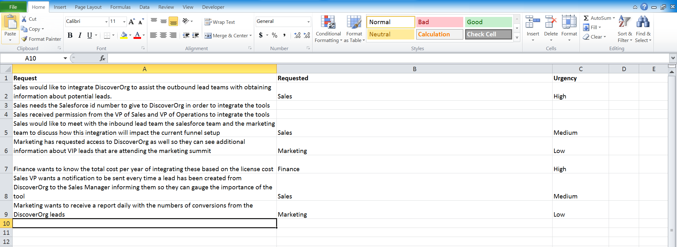 documentation
