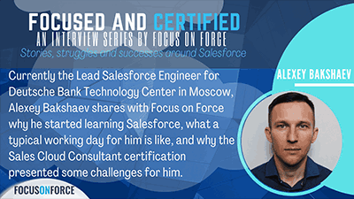 Lead Salesforce Engineer Alexey Bakshaev Lead Salesforce Engineer Alexey Bakshaev